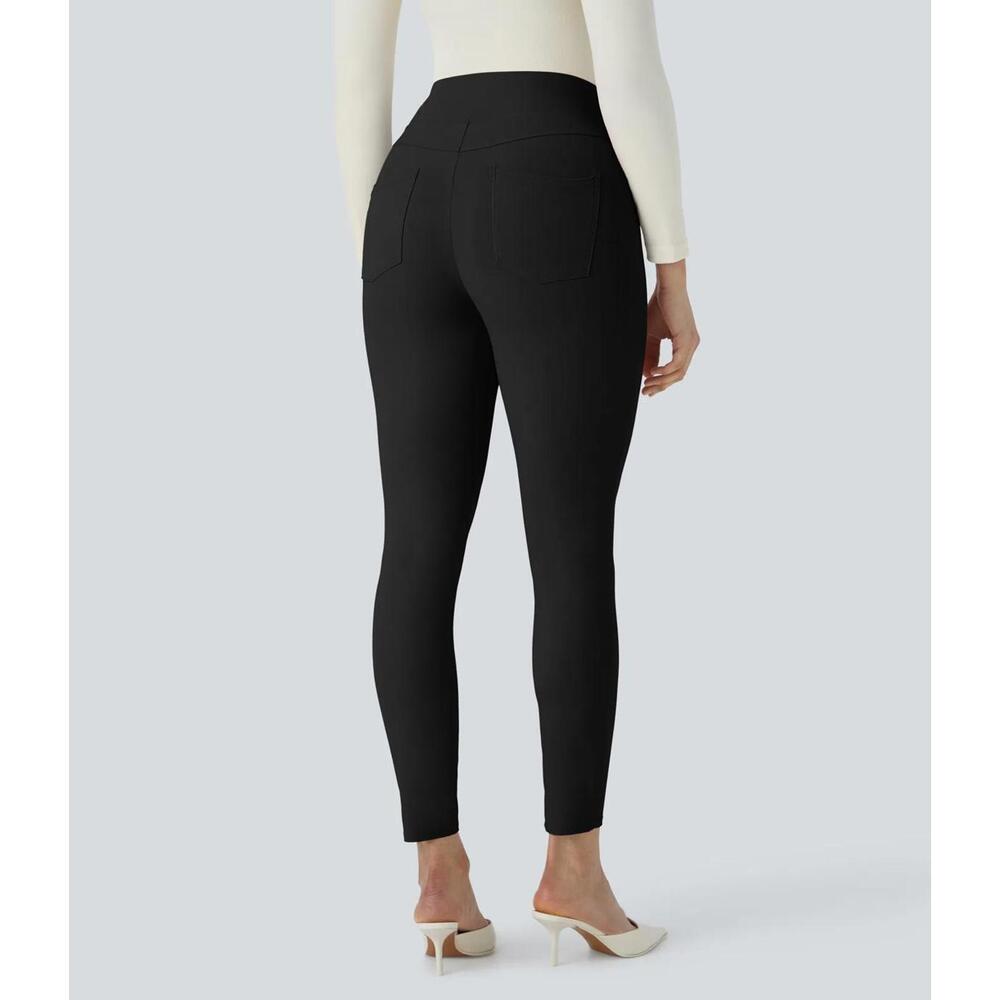 NWT Halara Flex High Waisted Decorative Pocket Skinny Work Pants Size XS - Picture 3 of 10